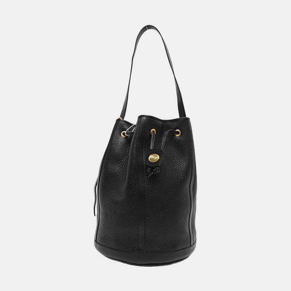 Calfskin Bucket Bag Black