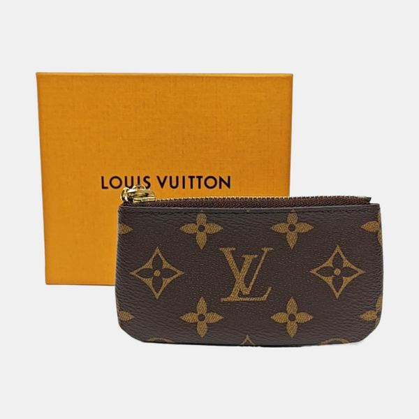 Monogram Coated Canvas Coin Purse Brown