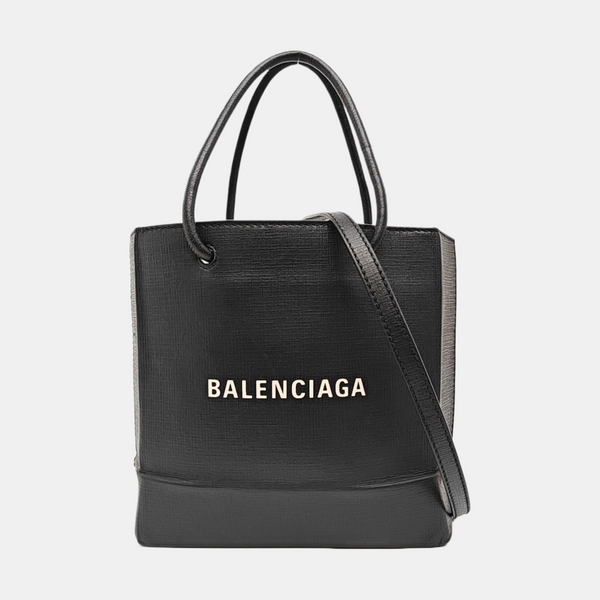 Shopping Bag Super Mini Calfskin Black