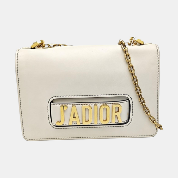J'adior Calfskin White