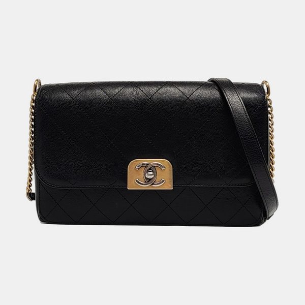 Quilted Calfskin Black