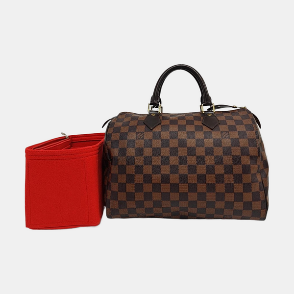 SPEEDY 30 Damier Ebene Coated Canvas Brown