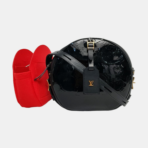 BOITE CHAPEAU MM Patent Leather Black