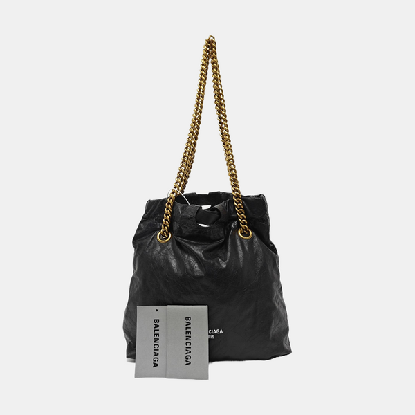 Calfskin Shoulder Bag Black