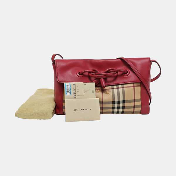 Coated Canvas Shoulder Bag Beige