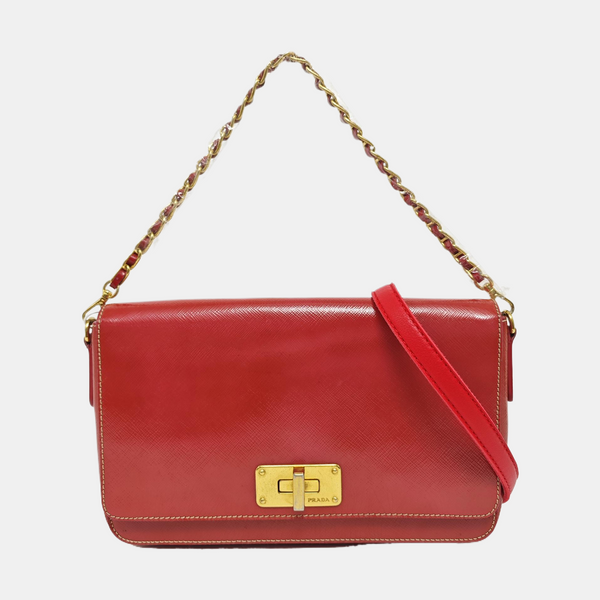 Saffiano Calfskin Red