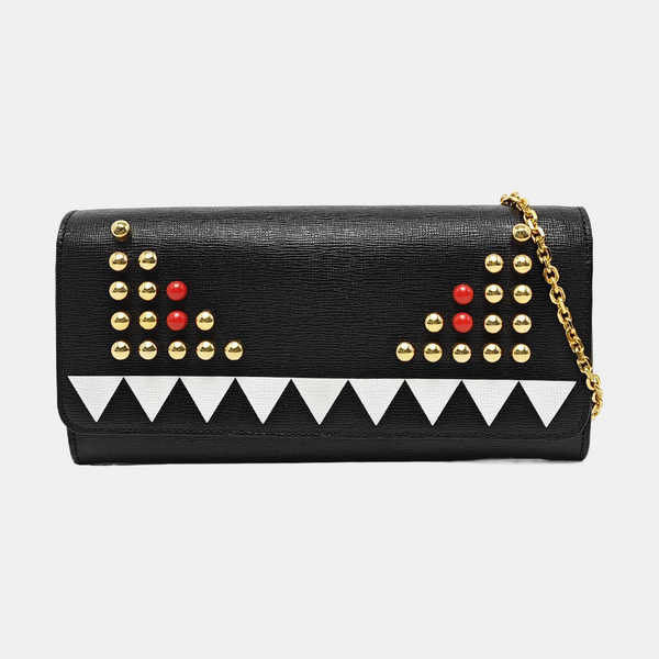 Calfskin Shoulder Bag Black