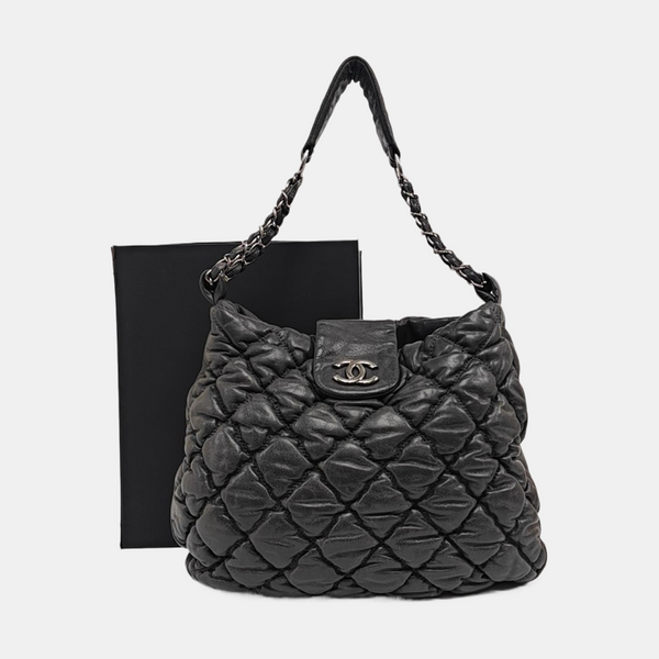 Quilted Calfskin Gray