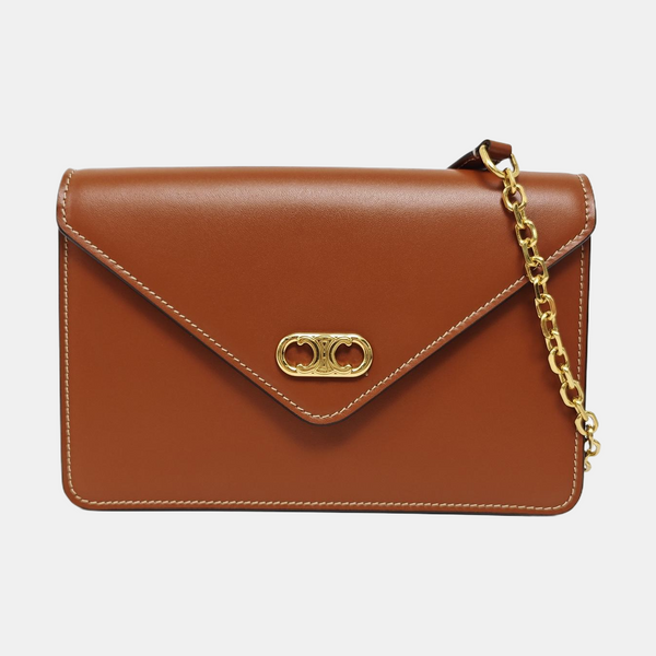 TRIOMPHE Small Calfskin Brown