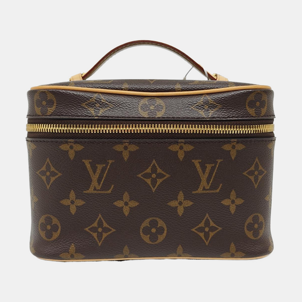 NICE Mini Monogram Coated Canvas Brown