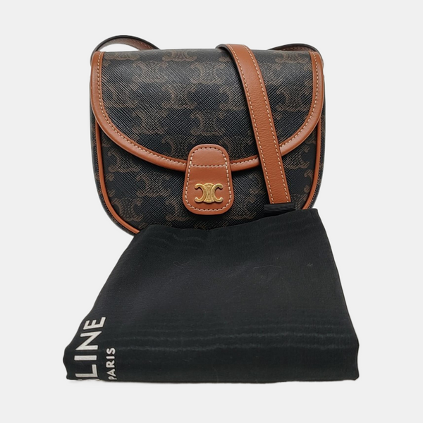 BESACE Mini Coated Canvas Brown