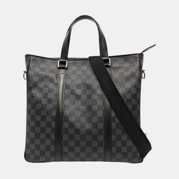 TADAO Damier Graphite Coated Canvas Gray