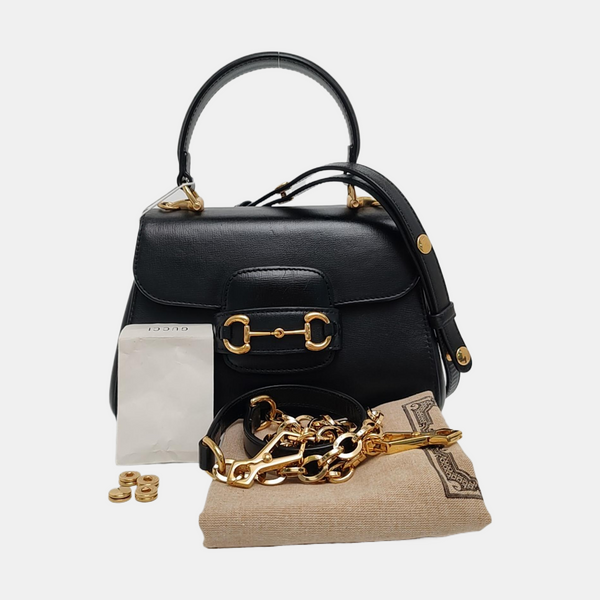 Horsebit 1955 Small Calfskin Black