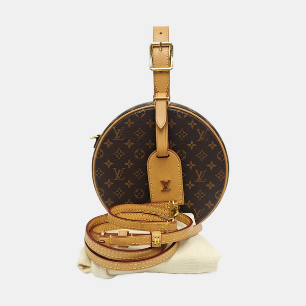 BOITE CHAPEAU PM Monogram Coated Canvas Brown