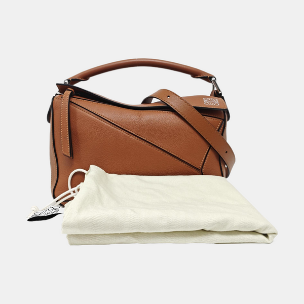 Puzzle Small Calfskin Brown