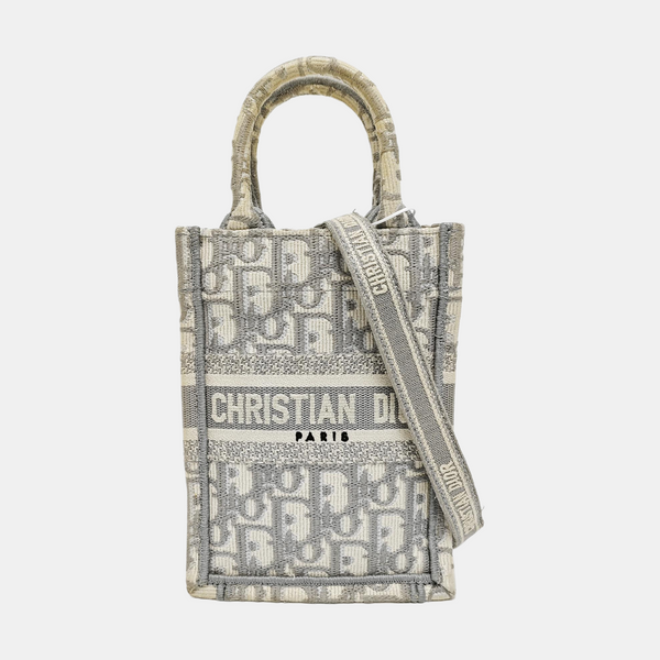 Book Tote Mini Canvas Gray