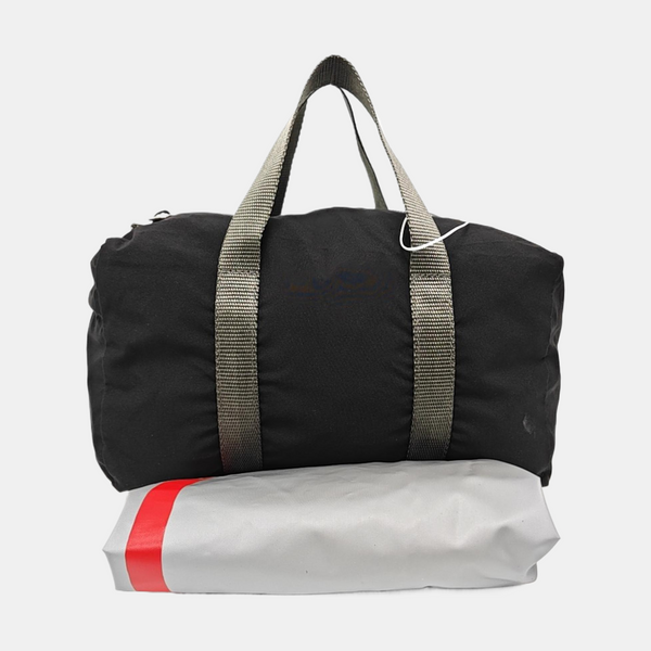 Fabric Top Handle Bag Black