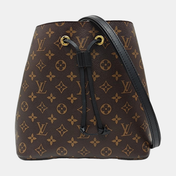 NÉONOÉ MM Monogram Coated Canvas Brown