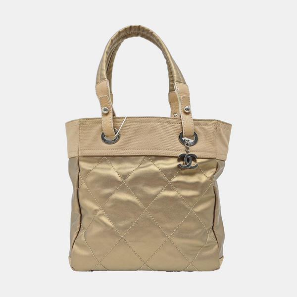 PARIS BIARRITZ Quilted Coated Canvas Yellow
