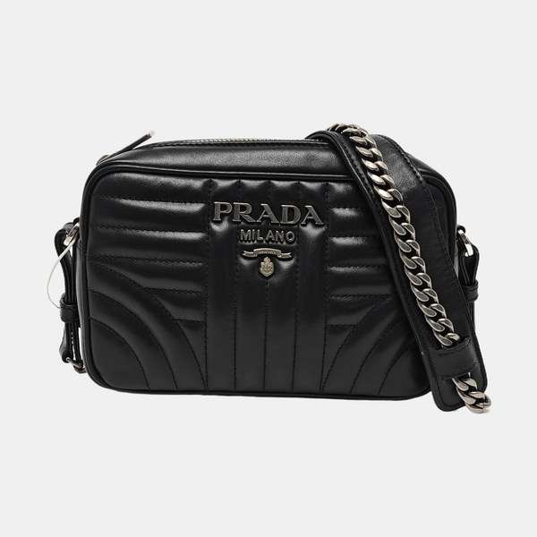 Diagramme Quilted Lambskin Black