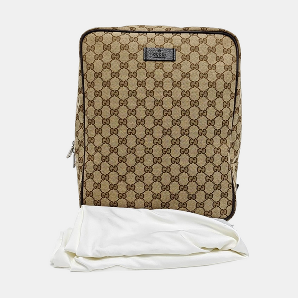 Monogram Canvas Backpack Brown
