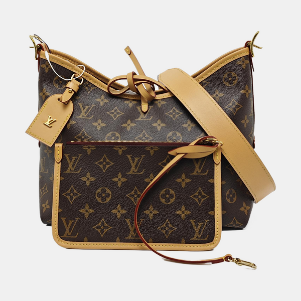 CARRYALL PM Monogram Coated Canvas Brown