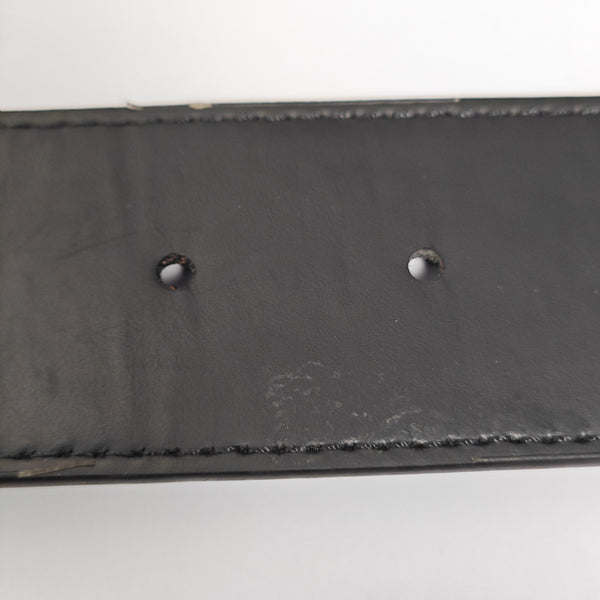 Coated Canvas Belt Black