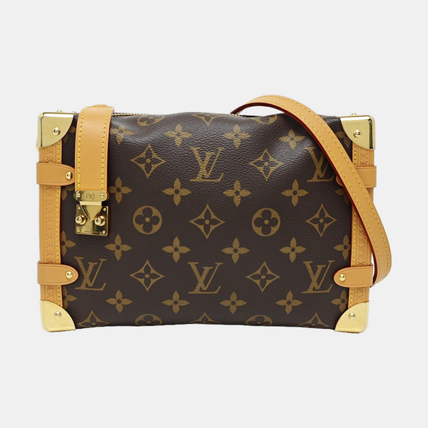 SIDE TRUNK MM Monogram Coated Canvas Brown