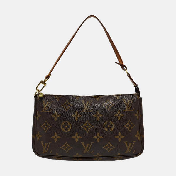 ACCESSOIRES Monogram Coated Canvas Brown