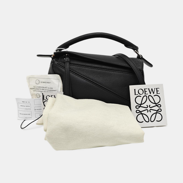 Puzzle Mini Calfskin Black