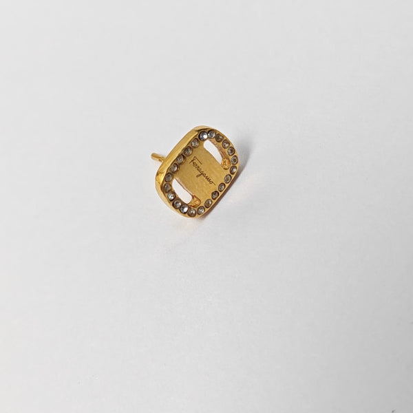 Metal Gold Stud Earrings
