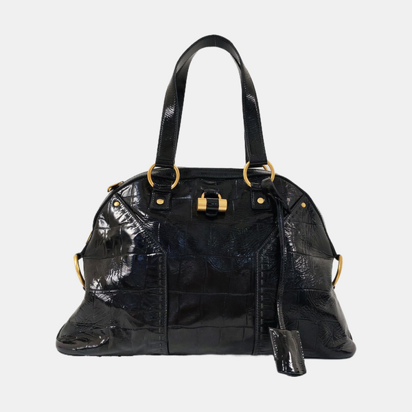 MUSE Large Calfskin Black