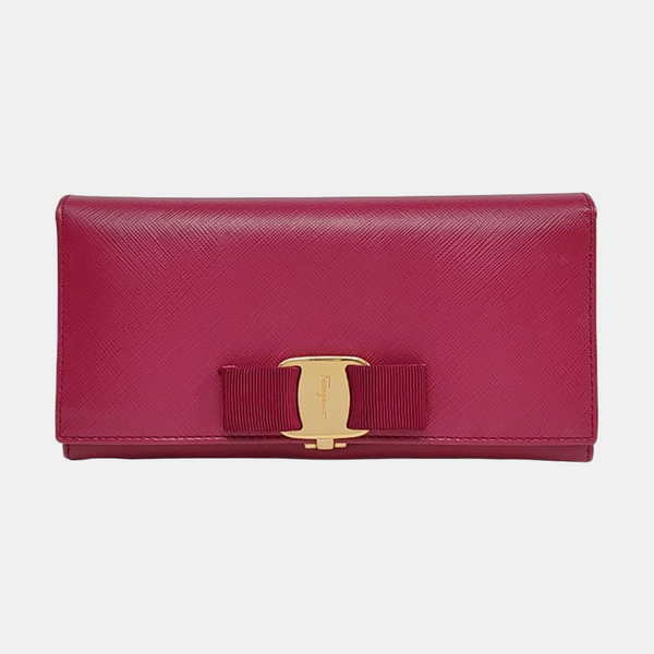 Authenticated pre-owned Gancini Calfskin Pink Wallet - Wallet at Looply