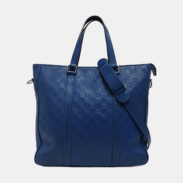 TADAO PM Damier Calfskin Blue