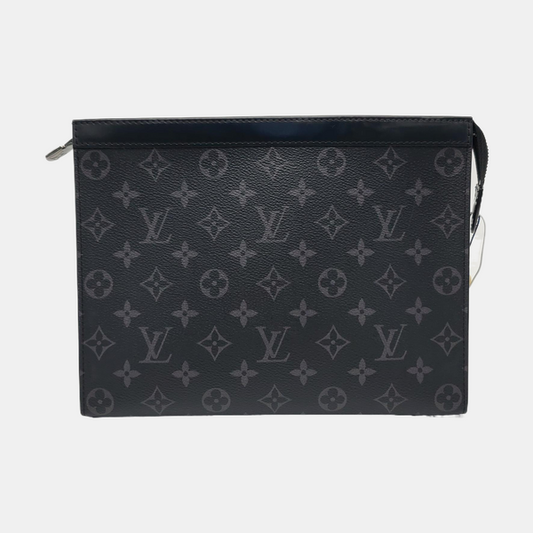 Pochette Voyag MM Monogram Coated Canvas Black