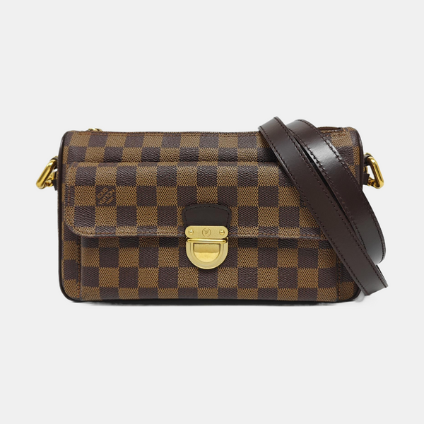 RAVELLO GM Damier Ebene Coated Canvas Brown