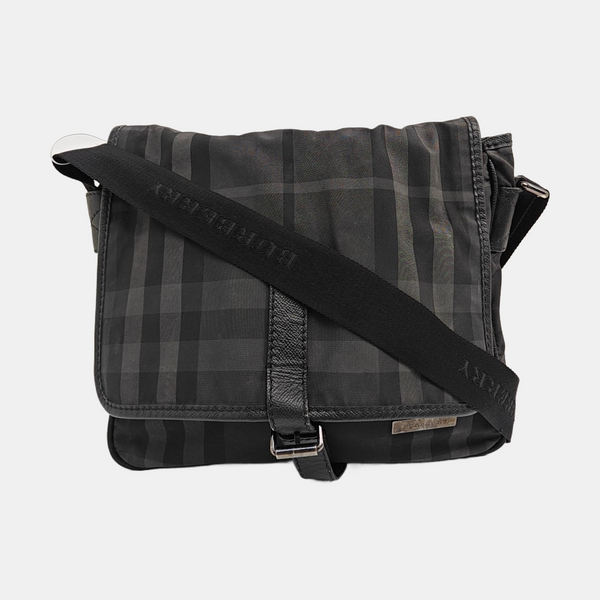 Fabric Shoulder Bag Gray