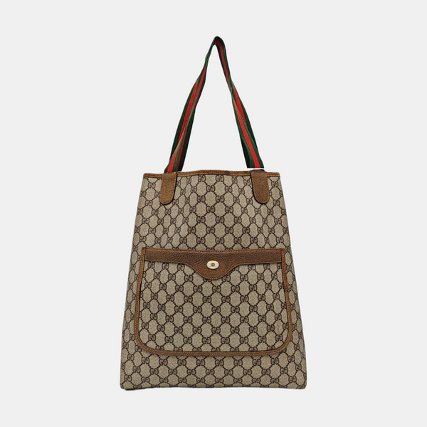 GG Supreme Monogram Coated Canvas Black