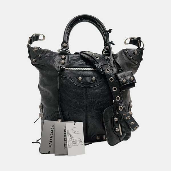 Le Cagole Small Calfskin Black