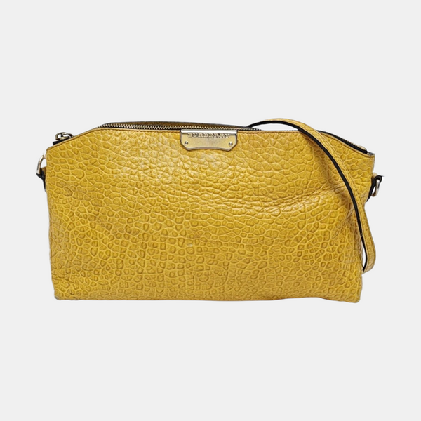Calfskin Crossbody Bag Yellow