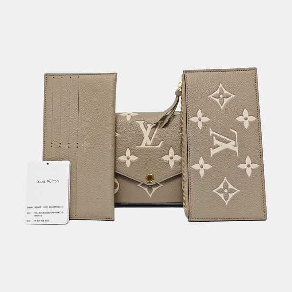 FÉLICIE Monogram Calfskin Gray