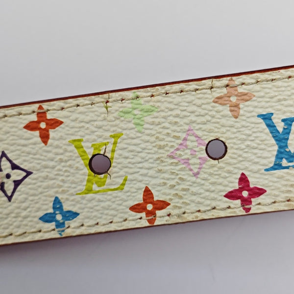 Coated Canvas Belt White