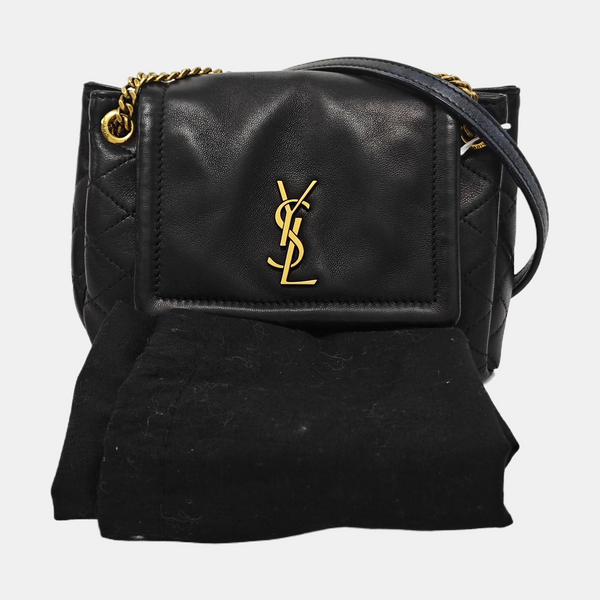 NOLITA Mini Quilted Lambskin Black