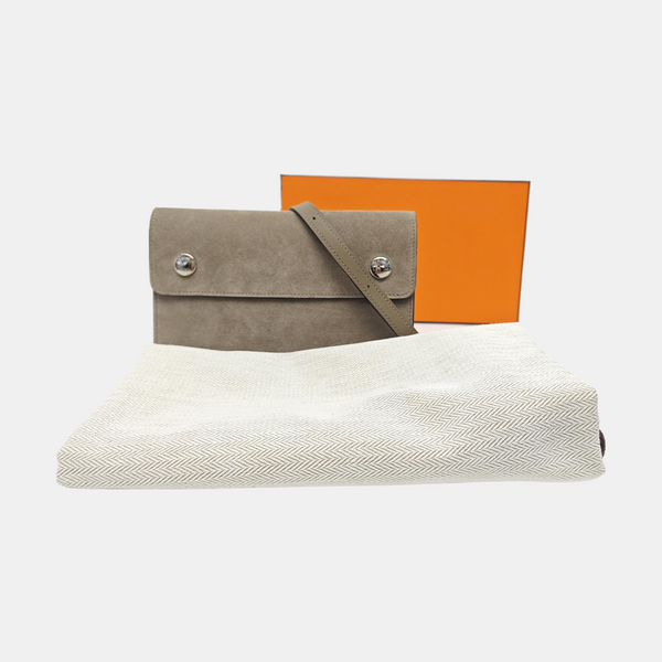 Suede Shoulder Bag Gray