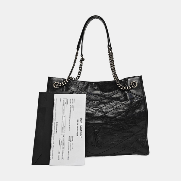NIKI Medium Quilted Calfskin Black