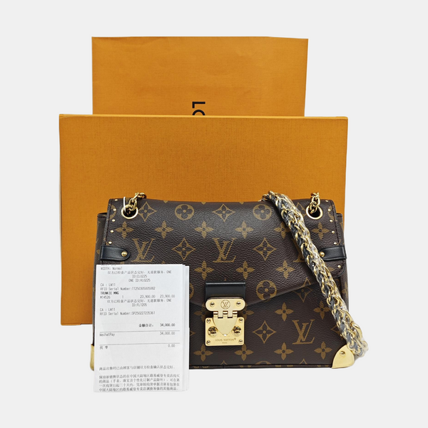TRUNKIE Monogram Coated Canvas Brown