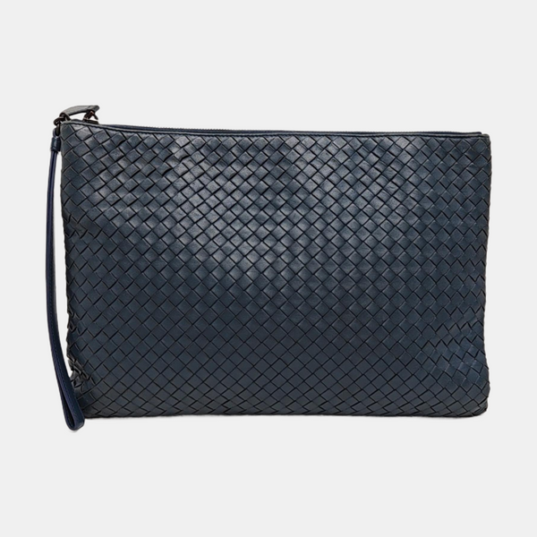 Lambskin Clutch Blue