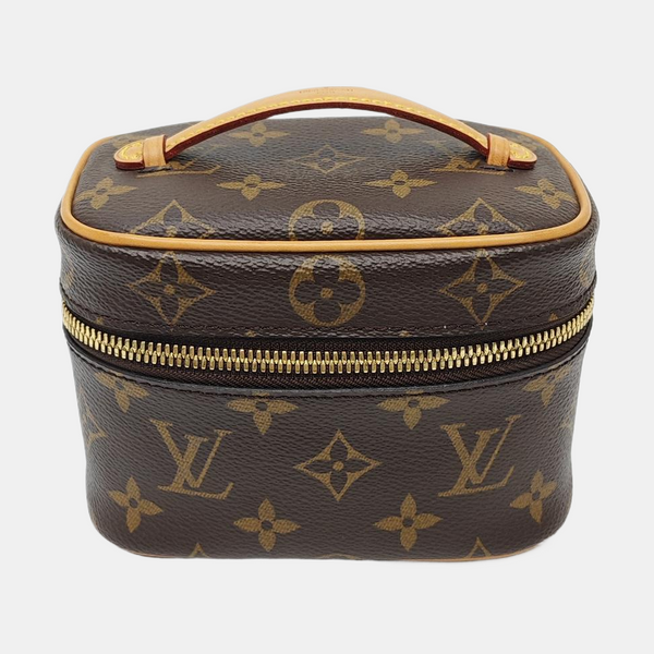 NICE Super Mini Monogram Coated Canvas Brown