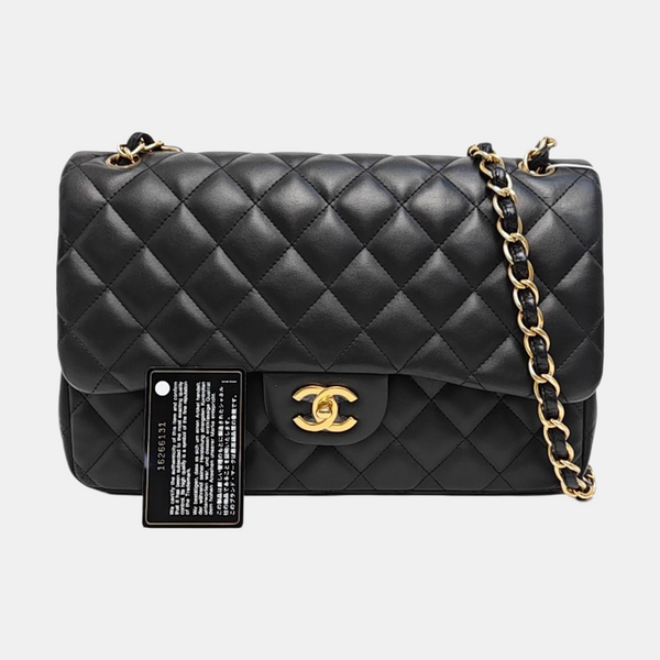 CLASSIC FLAP Jumbo Quilted Lambskin Black