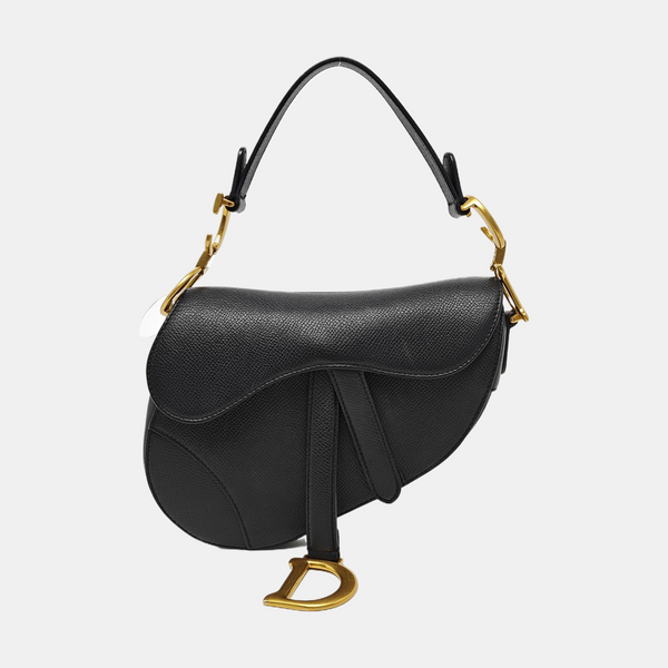 Saddle Mini Calfskin Black